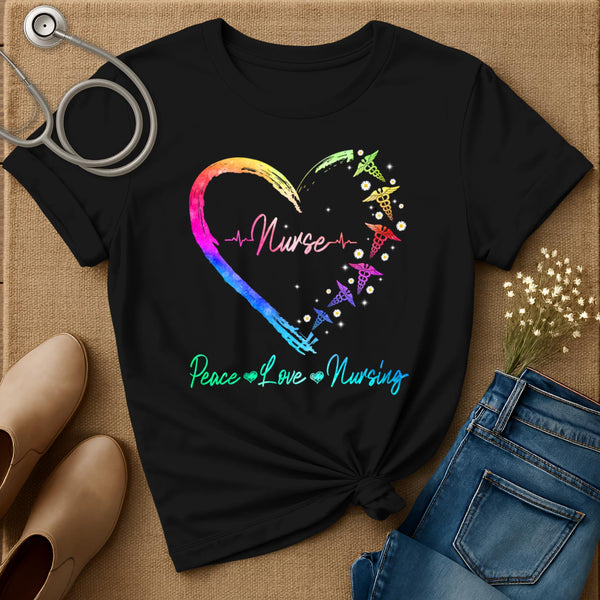 Peace Love Nursing T-Shirt