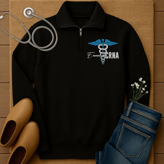 Custom Credential Name CRNA Sweatshirt