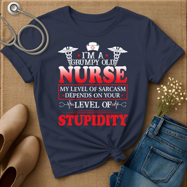 I Am A Grumpy Old Nurse T-Shirt