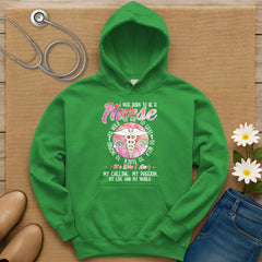 I Was Born To Be A Nurse Hoodie