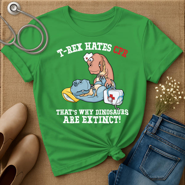 T-Rex Hates CPR T-Shirt