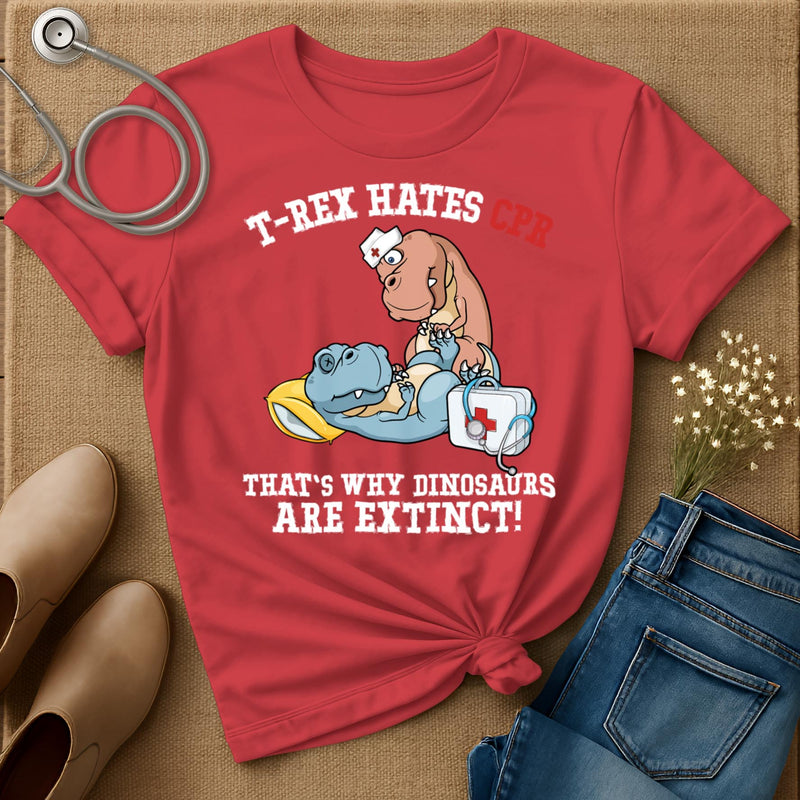 T-Rex Hates CPR T-Shirt