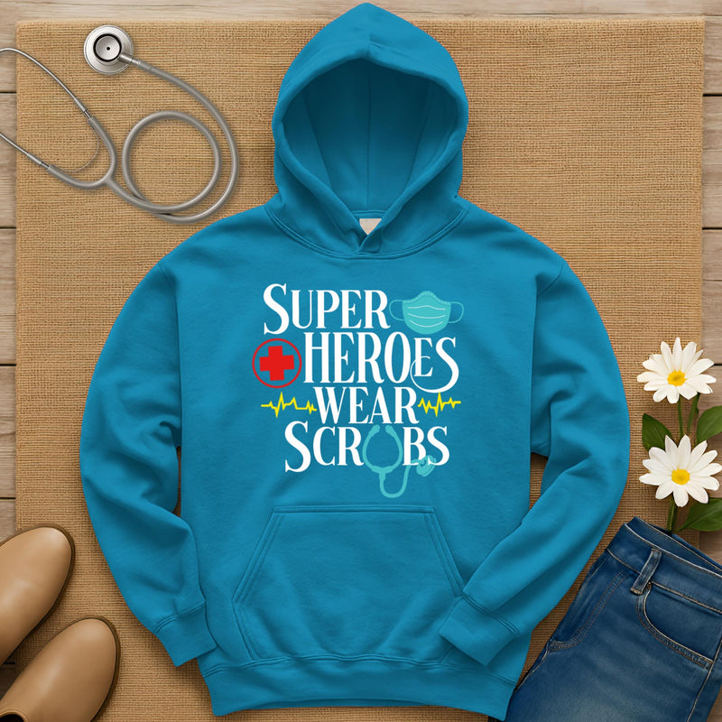 Superheroes Wear Scrubs Hoodie