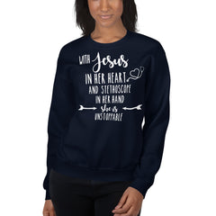 Jesus In Her Heart Sweatshirt