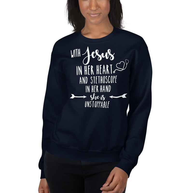 Jesus In Her Heart Sweatshirt