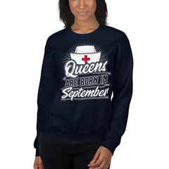 Queens Are Born In September Sweatshirt