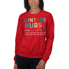 Vintage Nurse Sweatshirt
