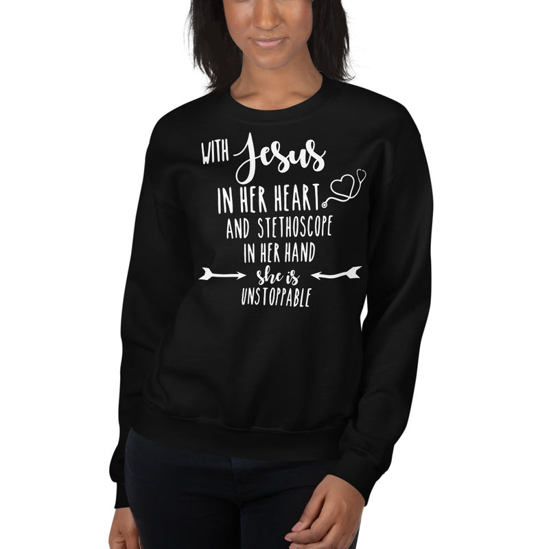 Jesus In Her Heart Sweatshirt