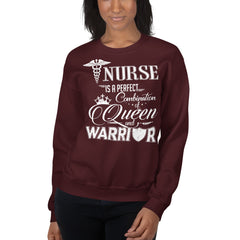 Nurse Queen And Warrior Sweatshirt