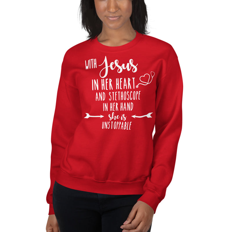 Jesus In Her Heart Sweatshirt