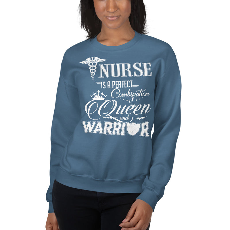 Nurse Queen And Warrior Sweatshirt