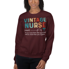 Vintage Nurse Sweatshirt