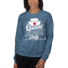 Queens Are Born In July Sweatshirt