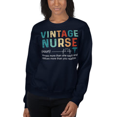Vintage Nurse Sweatshirt