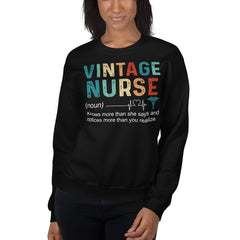 Vintage Nurse Sweatshirt