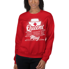 Queens Are Born In May Sweatshirt